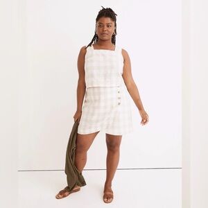 Madewell Tulip-Hem Mini Skirt